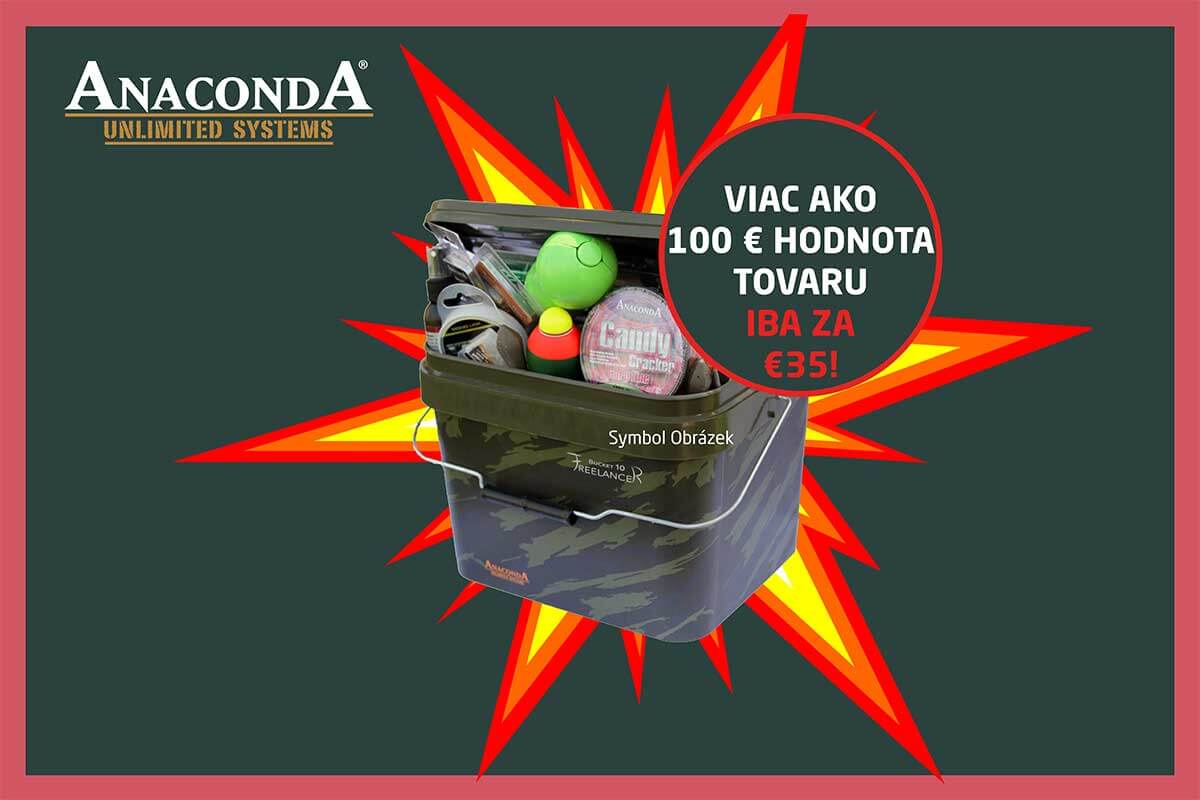 Akcia Anaconda bucket s 3 poukazmi eXtra prekvapenie na rybárskej výstave